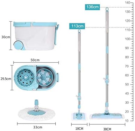 Double-Drive Microfiber Mop Bucket