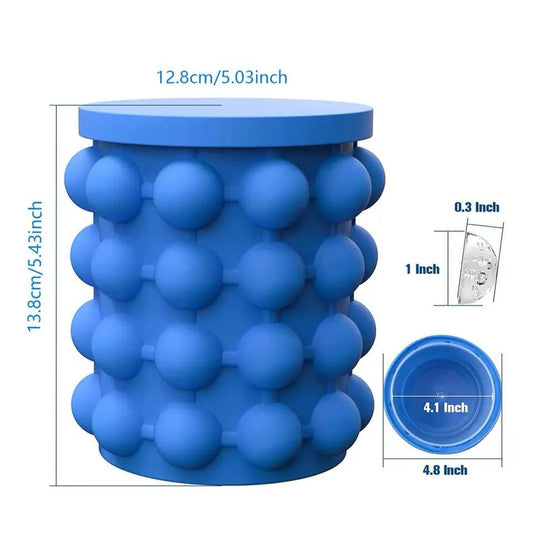 Silicone Ice Cube Maker Bucket