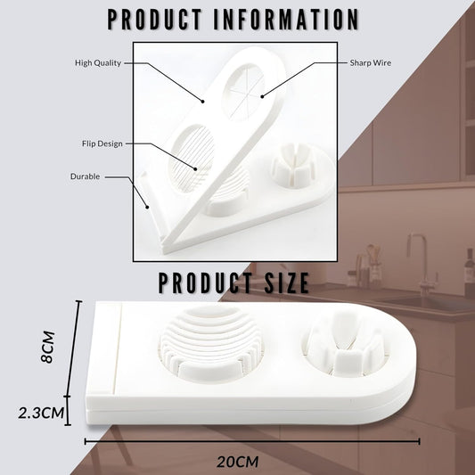 2 IN 1 Egg Slicer