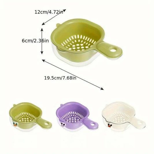 2 in 1 Double Layer  Drain Basket