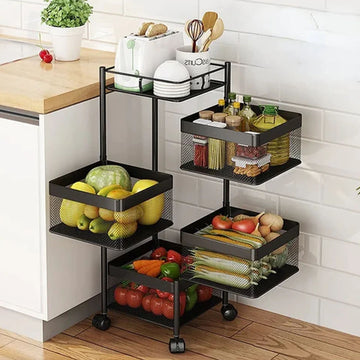 Premium Square Metal Trolley