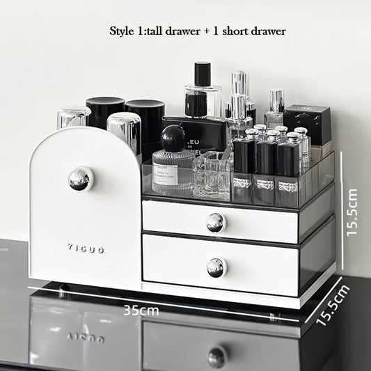 Vanity makeup organizer