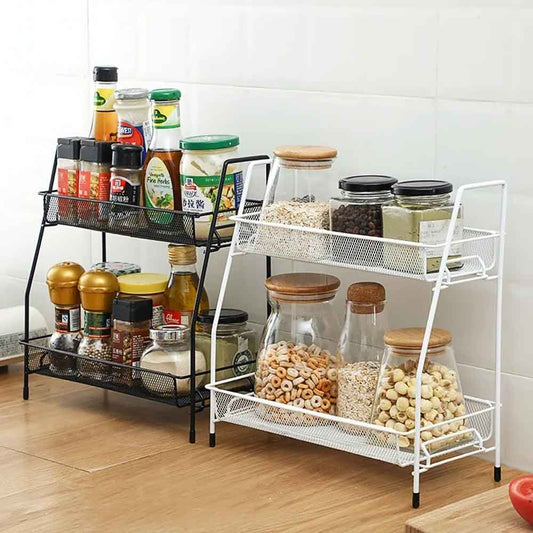 2 Layer Multi Purpose Iron Organizer Shelf