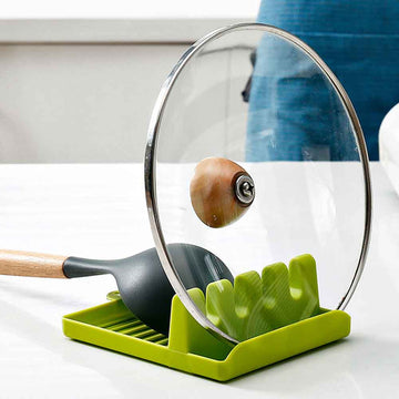 Kitchen Utensil Rest - Spoon & Lid Holder